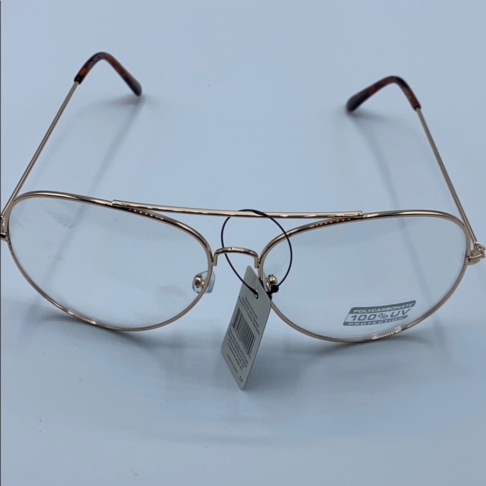 Spexx clear oversized UV protection glasses
